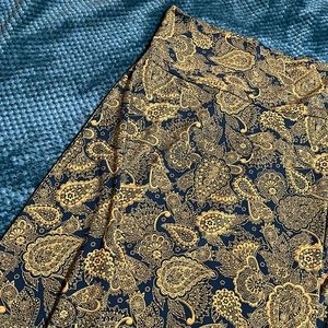 Lularoe paisley-print maxi skirt